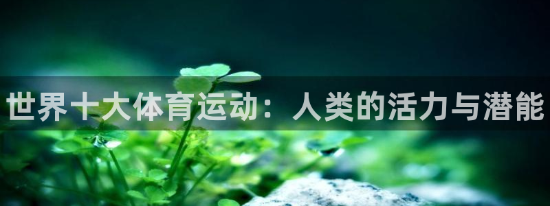 J9官网下载招商电话：世界十大体育运动：人类的活力与