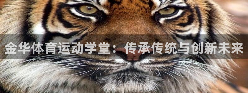 J9官网下载平台：金华体育运动学堂：传承传统与创新未