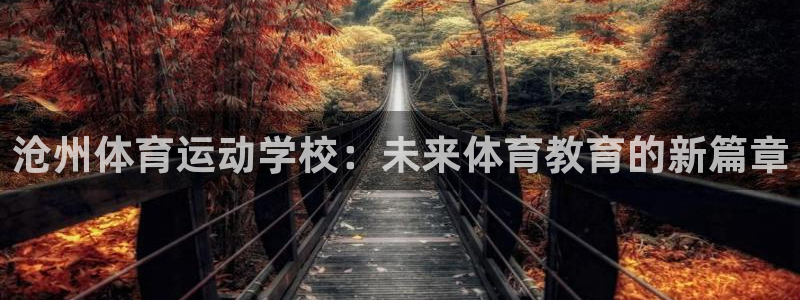 J9官方正版app集团官网网址：沧州体育运动学校：未来体育教